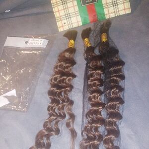 Brown and Black Wavy Hair Extensions